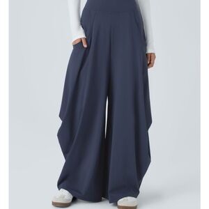 Halara blue wide leg pant large